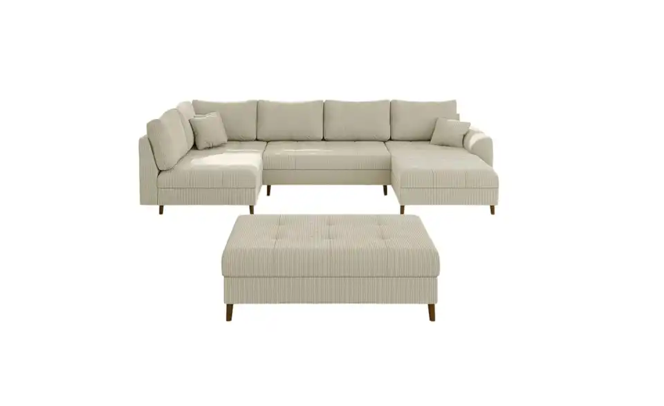 Wohnlandschaft mit Hocker Maya, Frontansicht