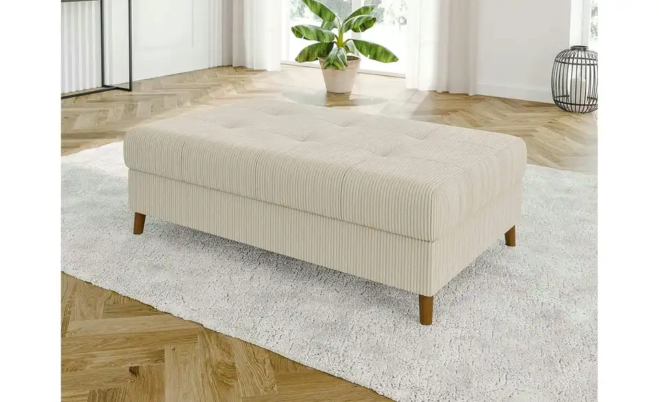 Wohnlandschaft mit Hocker Maya, in Wohnsituation