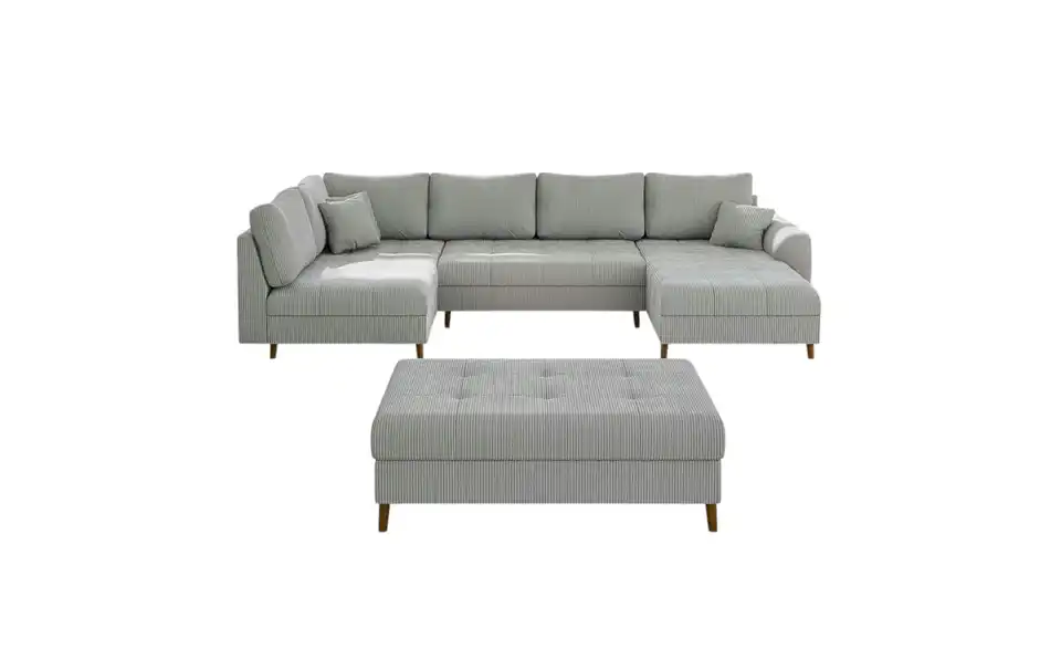 Wohnlandschaft mit Hocker Maya, Frontansicht