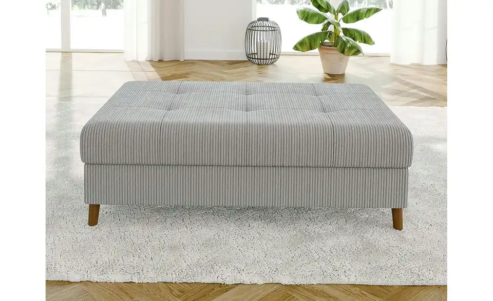 Wohnlandschaft mit Hocker Maya, geöffnet