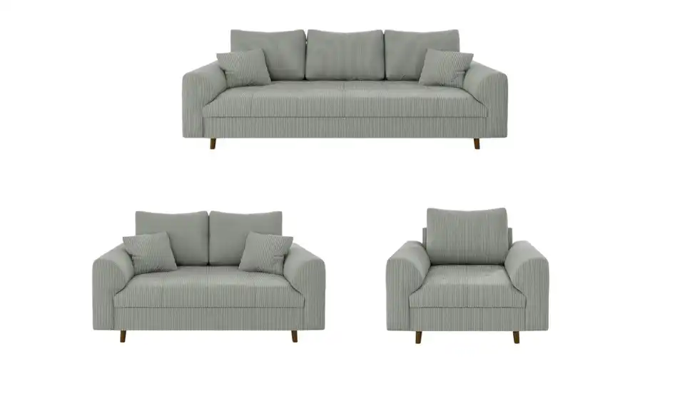 Polstergarnitur 3+2+1 Maya, Frontansicht