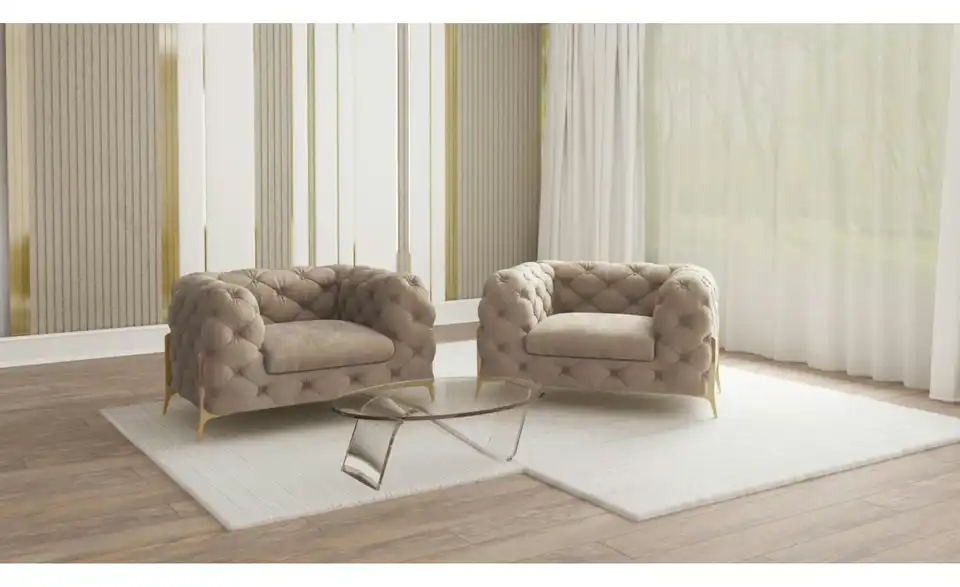 Chesterfield Sessel Natalie, in Wohnsituation