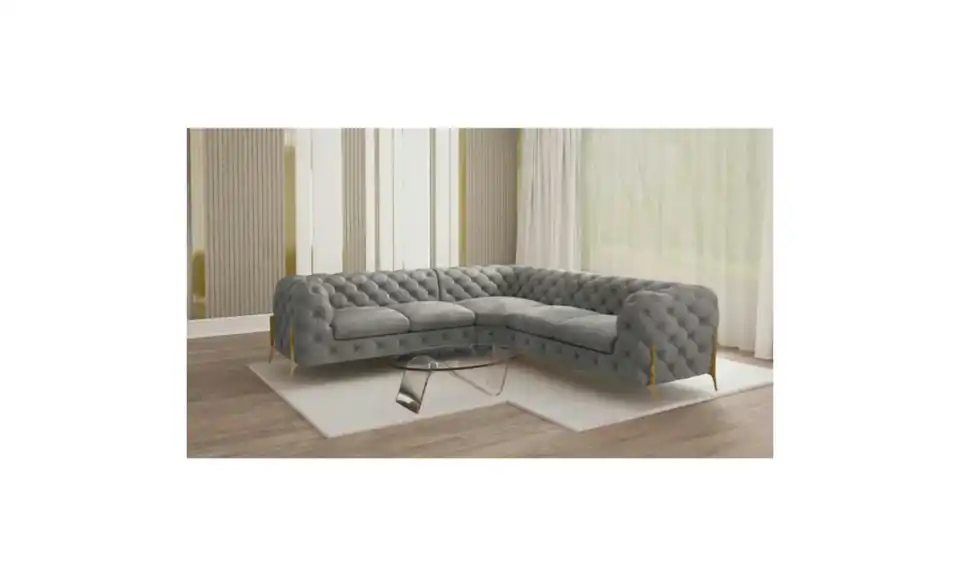 Ecksofa, in Wohnsituation