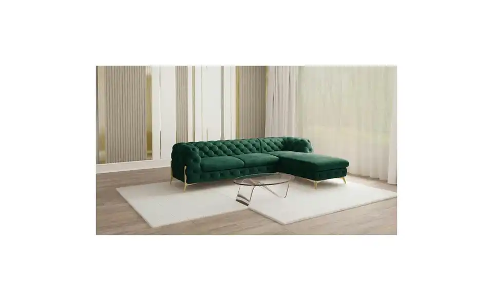 Ecksofa, in Wohnsituation