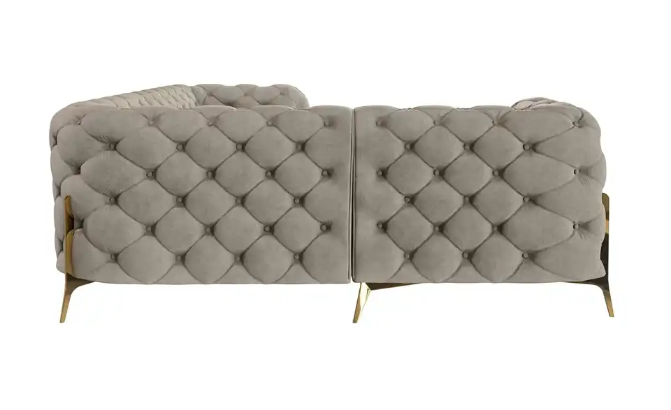Chesterfield Ecksofa Natalie, Rückansicht