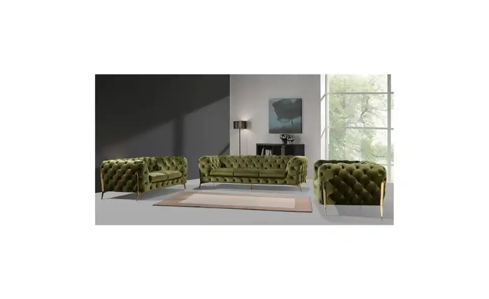 Polstergarnitur 3+2+1, in Wohnsituation