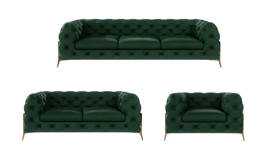 Polstergarnitur 3+2+1, Frontansicht