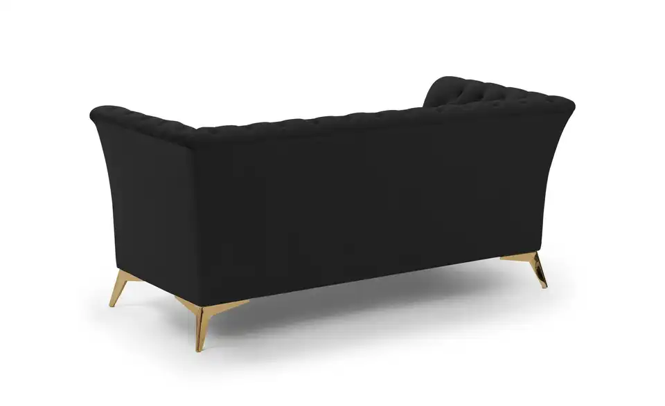 Chesterfield Polstergarnitur 3+2 Wilhelm, Rückansicht