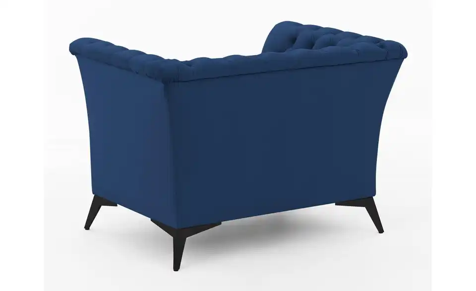 Chesterfield Polstergarnitur 3+1 Wilhelm, Rückansicht