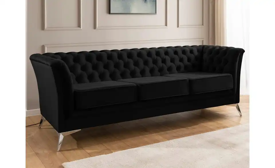 Chesterfield Polstergarnitur 3+1 Wilhelm, in Wohnsituation