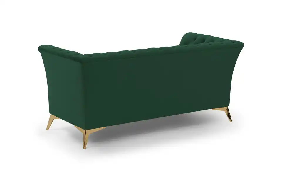 Chesterfield Polstergarnitur 3+2+1 Wilhelm, Rückansicht