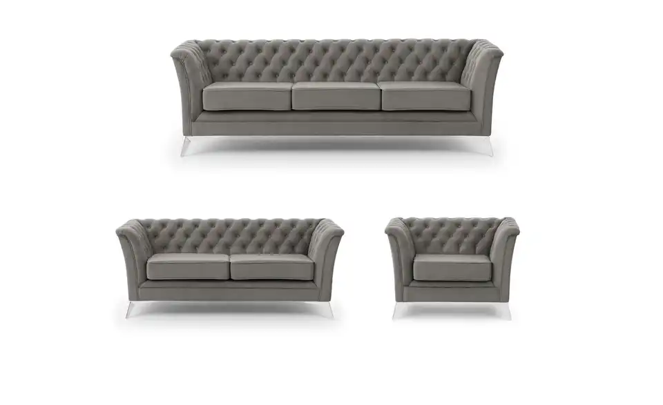 Polstergarnitur 3+2+1, Frontansicht