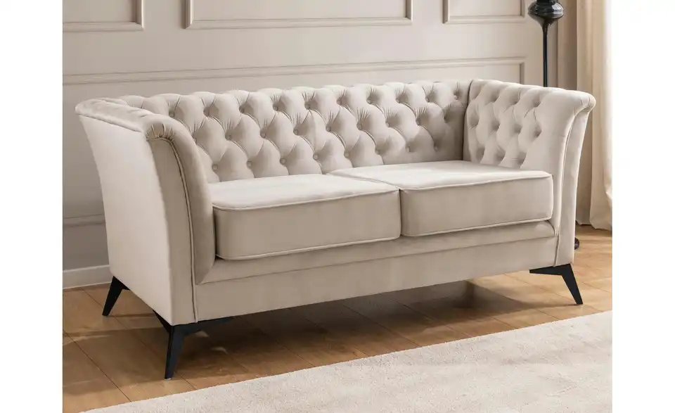 Chesterfield Polstergarnitur 3+2 Wilhelm, in Wohnsituation