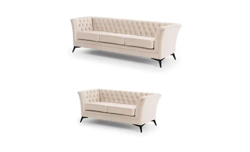 Chesterfield Polstergarnitur 3+2 Wilhelm, Perspektive