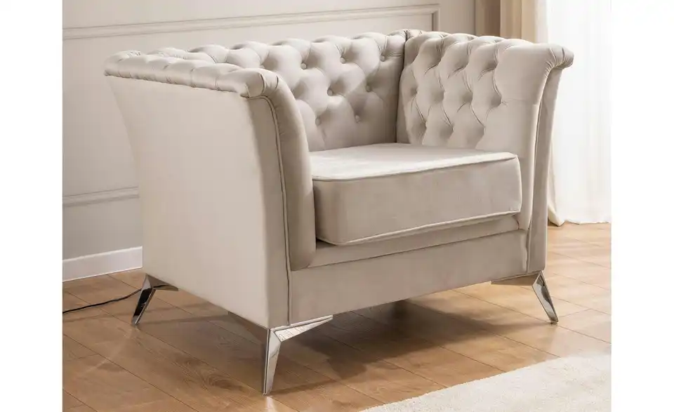 Chesterfield Polstergarnitur 3+1 Wilhelm, in Wohnsituation