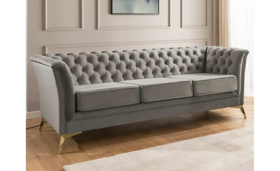 Chesterfield Polstergarnitur 3+1 Wilhelm, in Wohnsituation