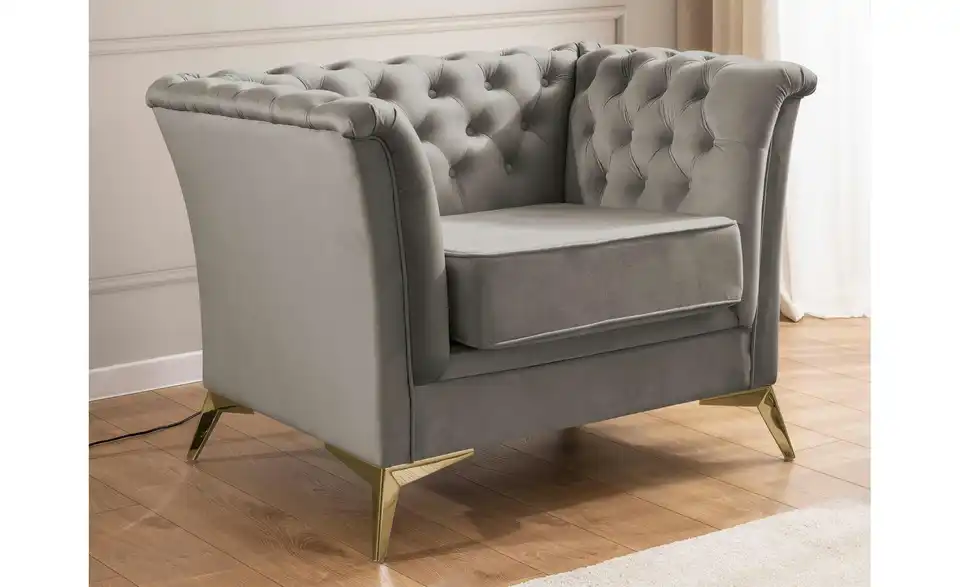 Chesterfield Polstergarnitur 3+1 Wilhelm, in Wohnsituation