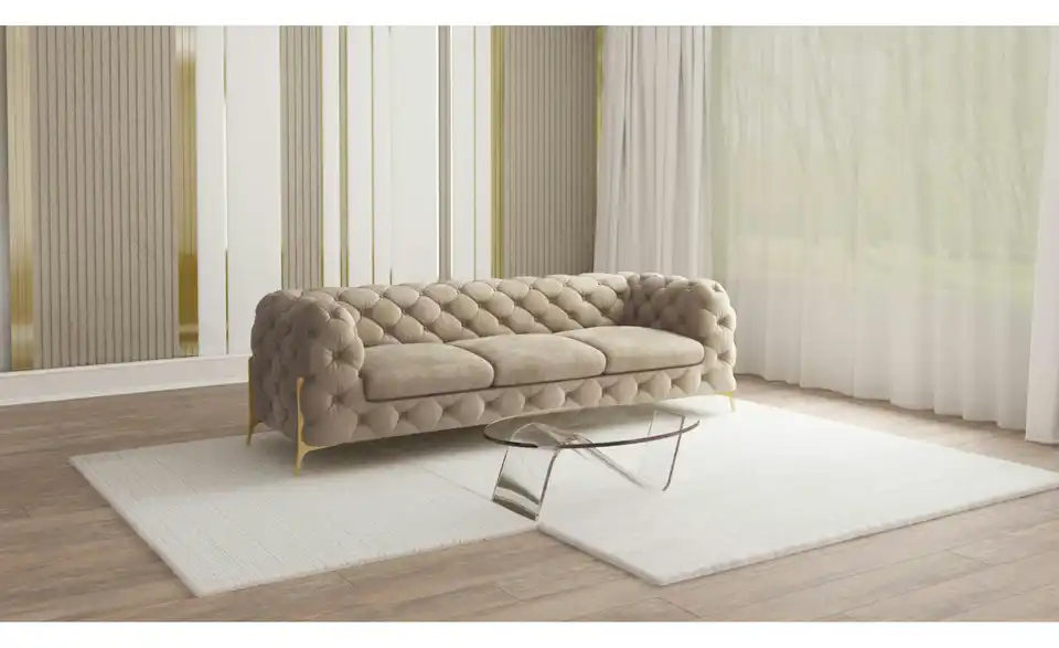 Chesterfield Einzelsofa, in Wohnsituation