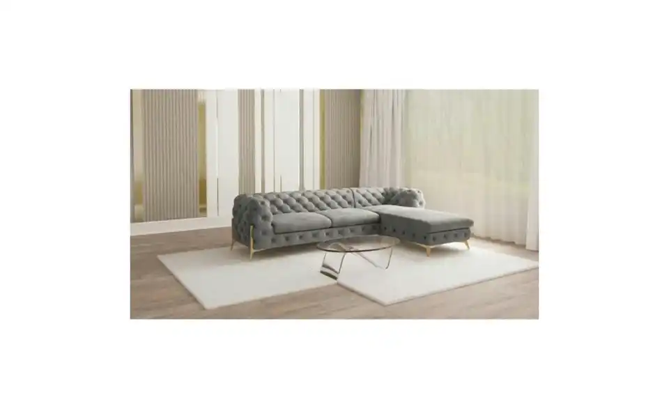 Ecksofa, in Wohnsituation