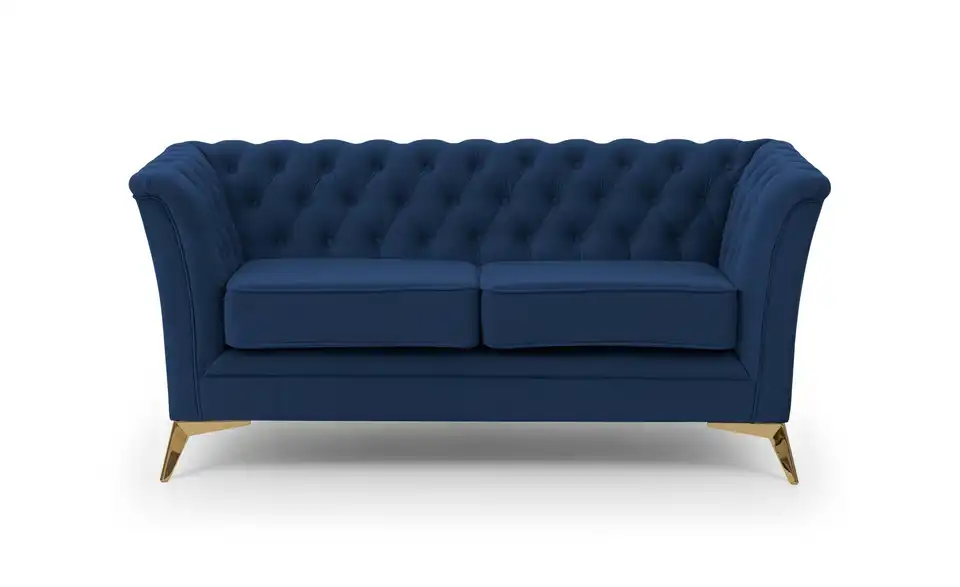 S-STYLE Chesterfield Einzelsofa Wilhelm, Frontansicht