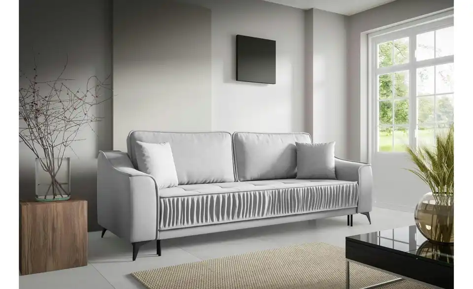 Selsey Schlafsofa Louisos, in Wohnsituation