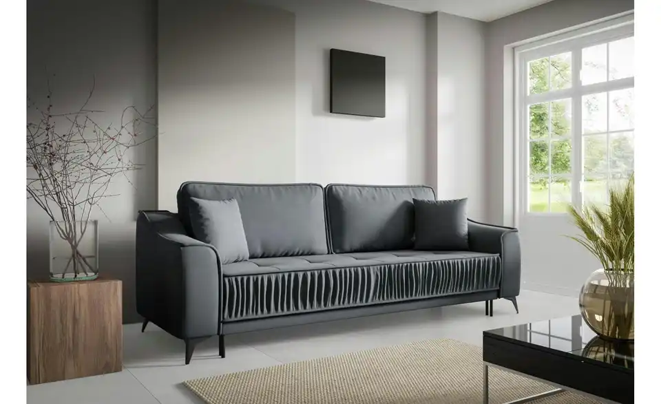 Selsey Schlafsofa Louisos, in Wohnsituation