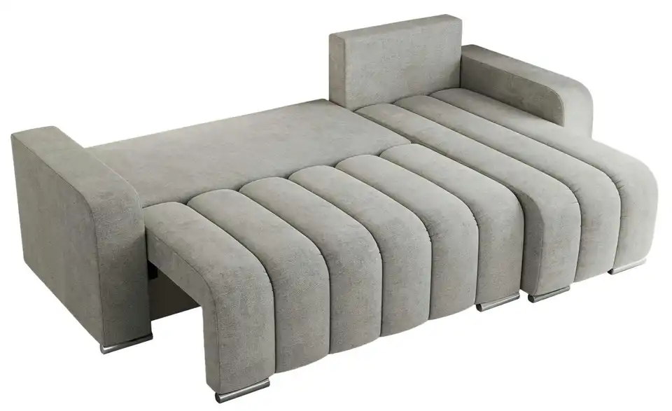 Ecksofa Hellgrau, Detailansicht