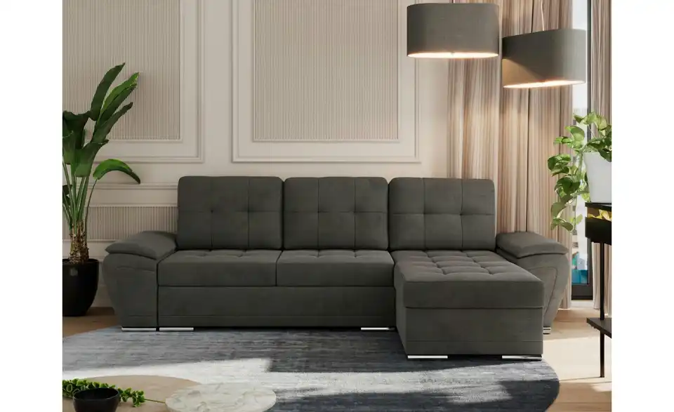 Ecksofa Umbria mit Schlaffunktion, in Wohnsituation