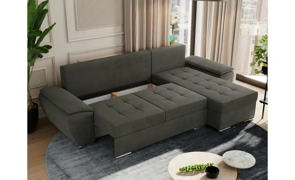 Ecksofa Umbria mit Schlaffunktion, Funktionsansicht