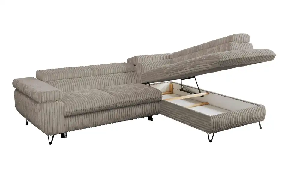 Ecksofa Grau, Detailansicht