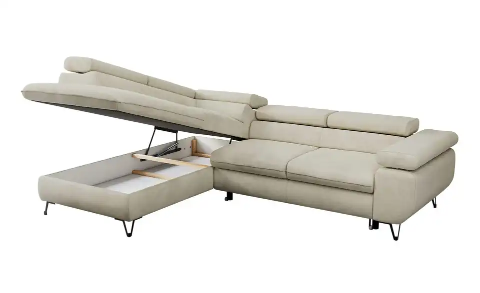 Ecksofa Beige, Detailansicht