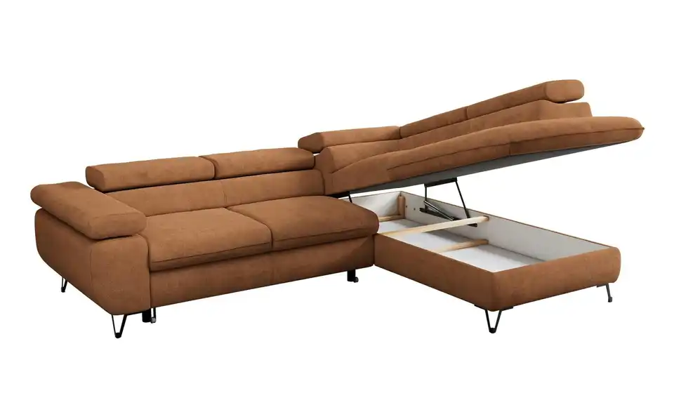 Ecksofa Orange, Detailansicht