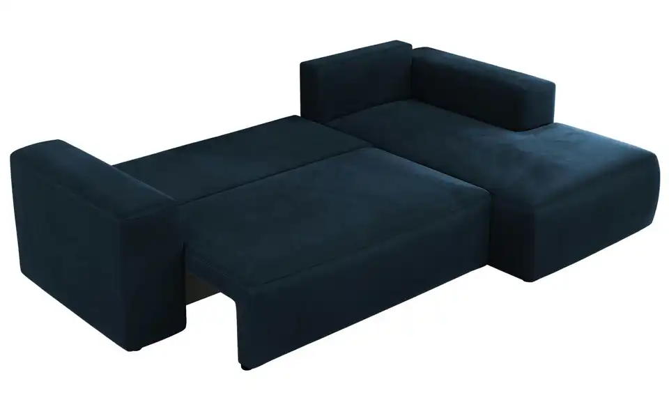 Ecksofa Dunkelblau, Detailansicht