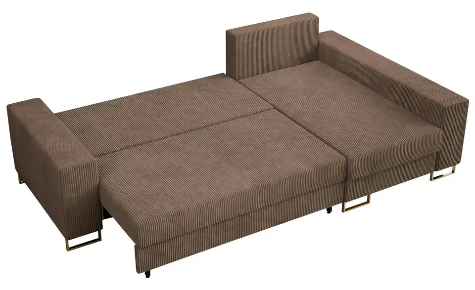 Ecksofa Hellbraun, Detailansicht