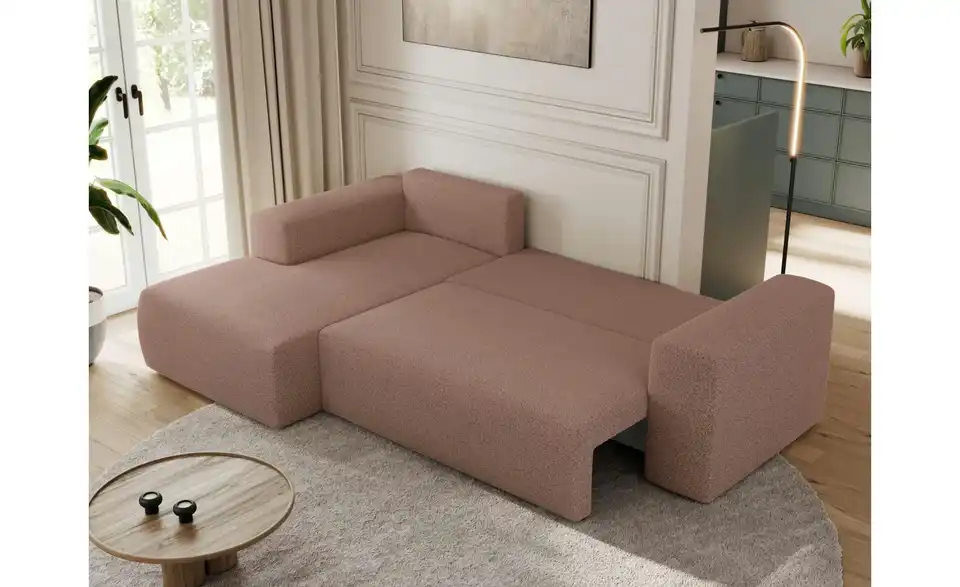 Ecksofa Rosa, in Wohnsituation