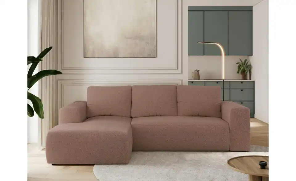 Ecksofa Rosa, in Wohnsituation
