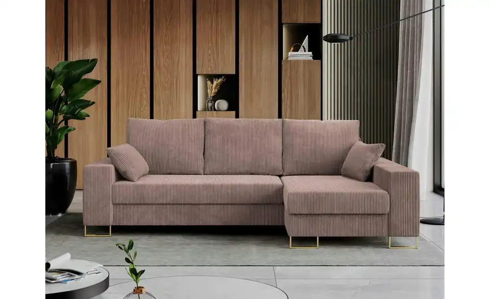 Ecksofa Rosa, in Wohnsituation