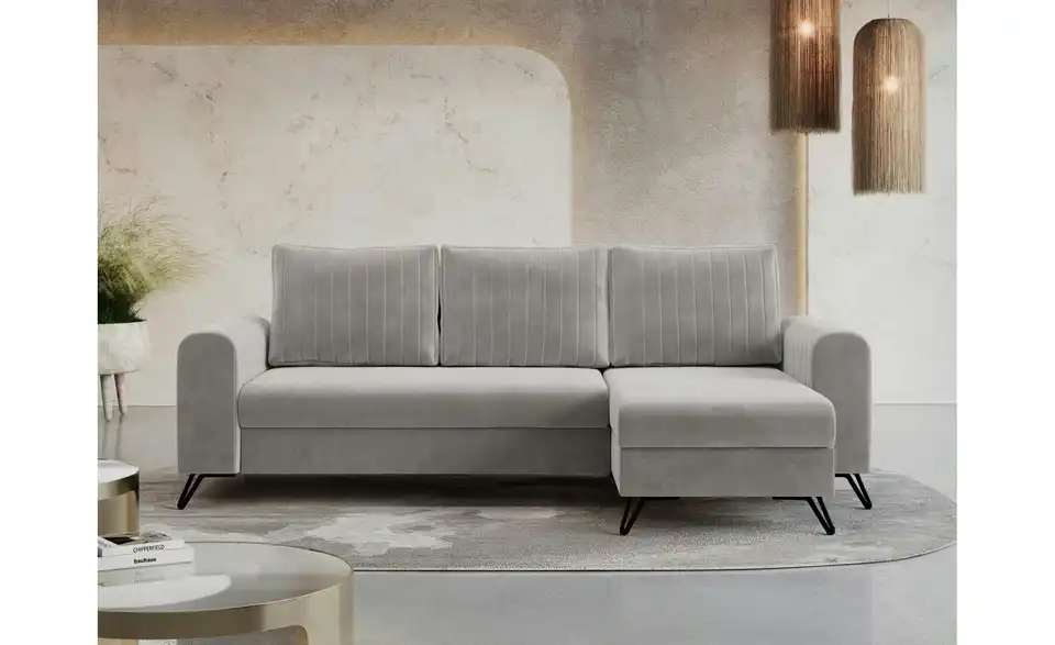 Ecksofa Axel mit Schlaffunktion, in Wohnsituation