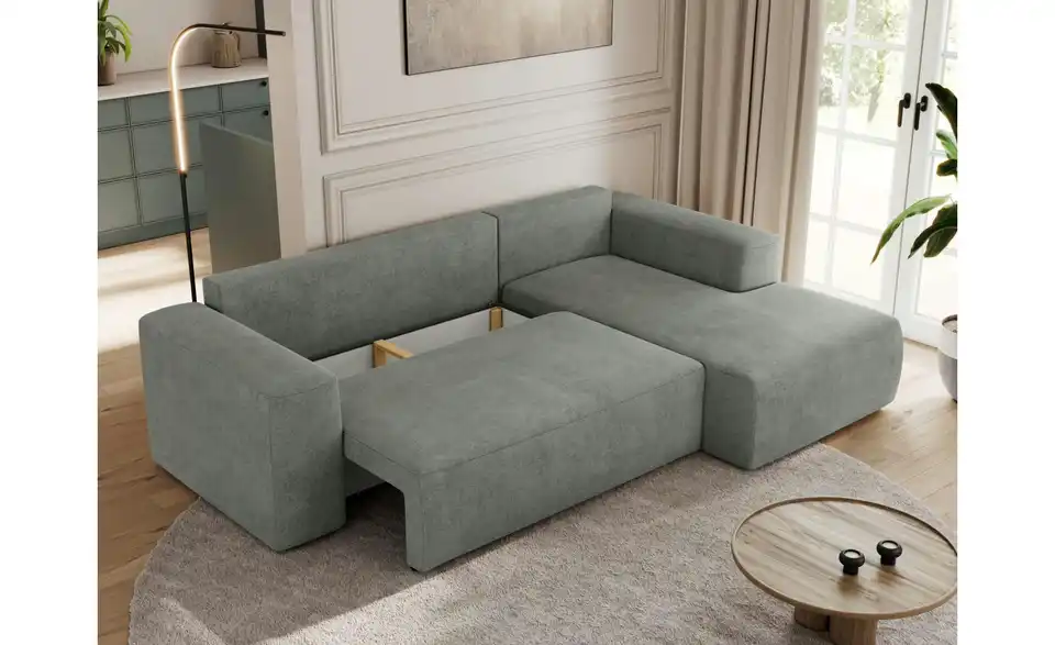 Ecksofa Grau, Funktionsansicht