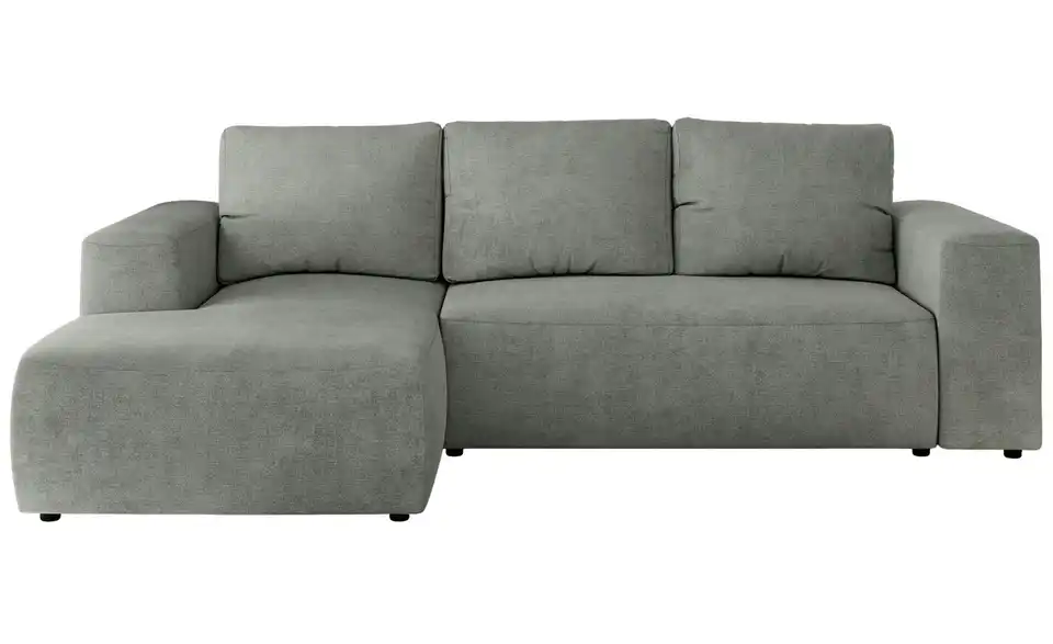 Ecksofa Grau, Frontansicht