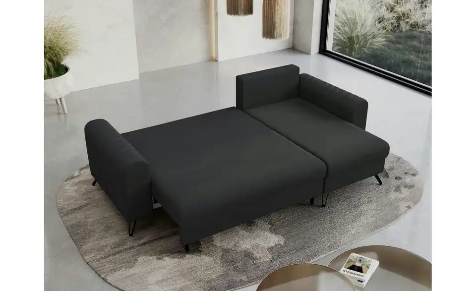 Ecksofa Axel mit Schlaffunktion, in Wohnsituation