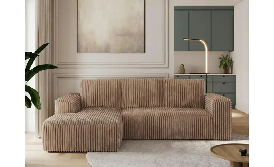 Ecksofa Braun, in Wohnsituation