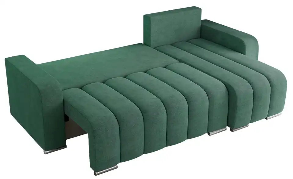 Ecksofa Grün, Detailansicht