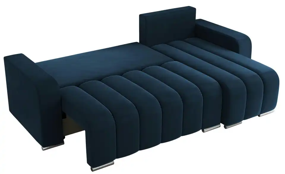 Ecksofa Dunkelblau, Detailansicht