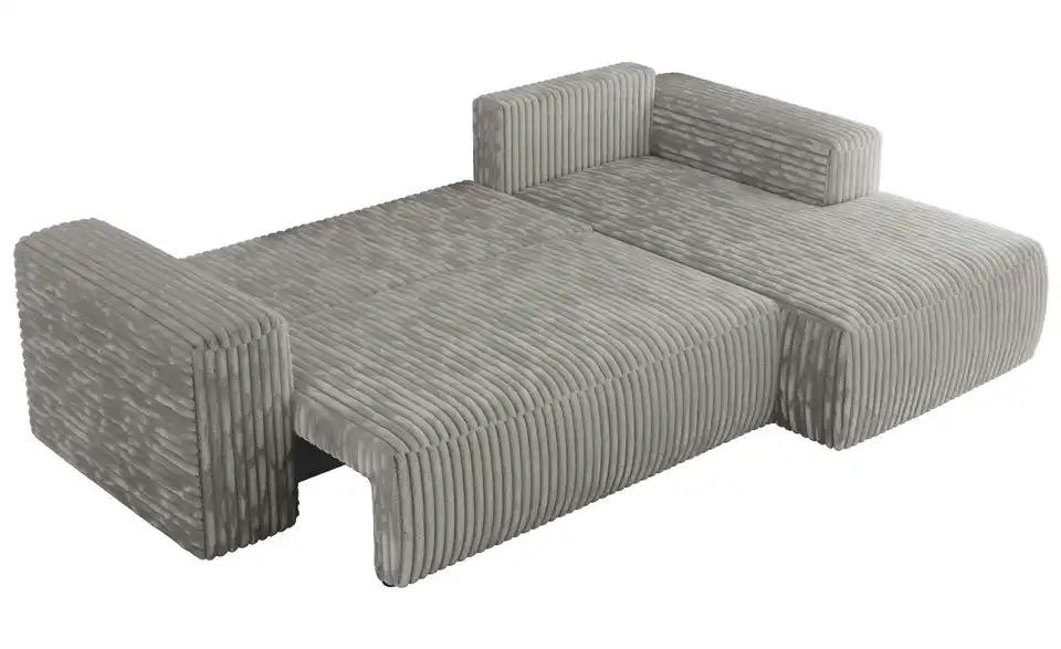 Ecksofa Hellgrau, Detailansicht