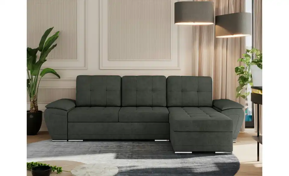 Ecksofa Umbria mit Schlaffunktion, in Wohnsituation