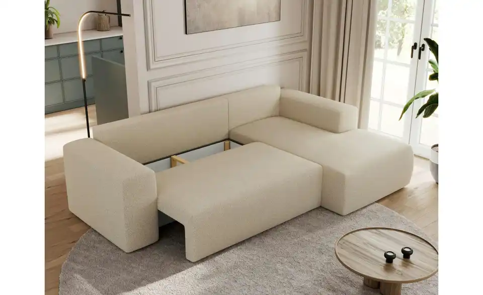Ecksofa Beige, Funktionsansicht