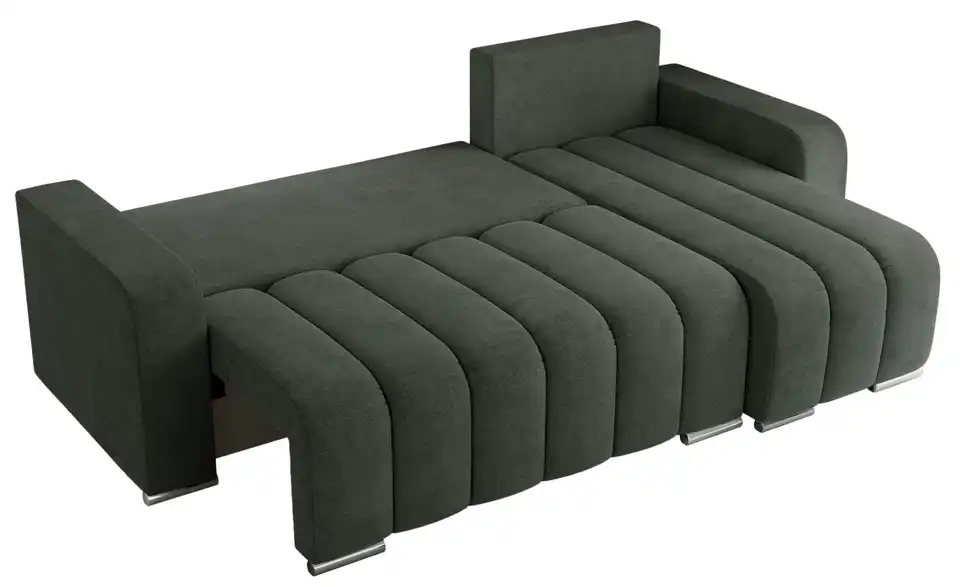 Ecksofa Dunkelgrau, Detailansicht