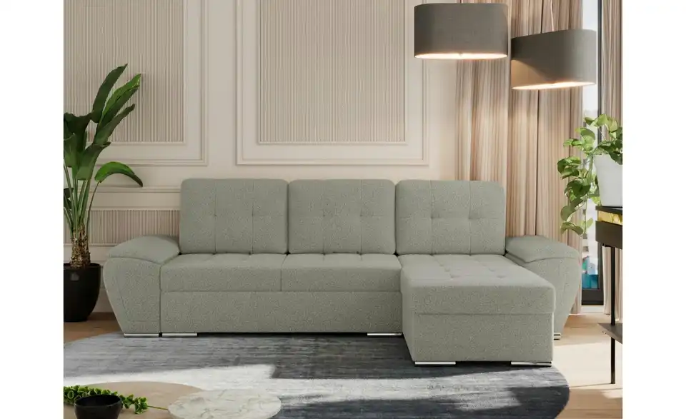 Ecksofa Umbria mit Schlaffunktion, in Wohnsituation