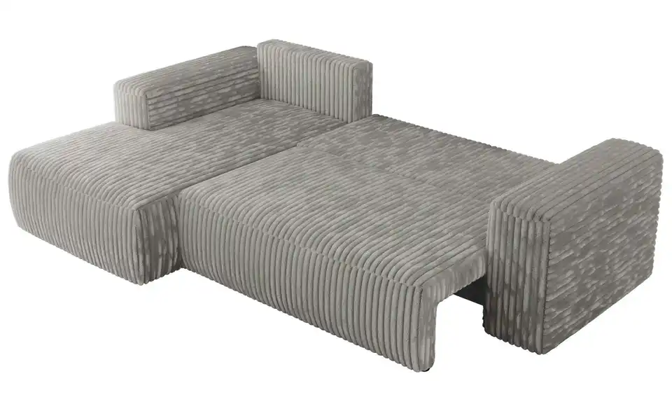 Ecksofa Hellgrau, Detailansicht